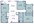 1,423 sq. ft. D1 40% floor plan