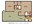 1,000 sq. ft. B2 floor plan