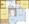 979 sq. ft. Evergreen floor plan