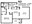 709 sq. ft. A2 floor plan