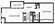 715 sq. ft. A1 floor plan