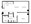 702 sq. ft. A1B-II floor plan