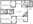 950 sq. ft. B2 floor plan