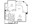 843 sq. ft. A3 floor plan