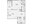 638 sq. ft. A2 floor plan