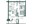 550 sq. ft. B floor plan