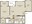 798 sq. ft. Baltic floor plan