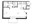 483 sq. ft. floor plan