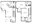 1,059 sq. ft. A1/60% floor plan