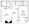 667 sq. ft. A3 floor plan