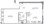 630 sq. ft. A4 floor plan
