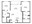 1,126 sq. ft. B4 floor plan