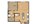 872 sq. ft. Lilac floor plan