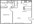 510 sq. ft. A2 floor plan