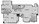 1,060 sq. ft. Franklins Manor floor plan