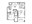 889 sq. ft. A2 floor plan