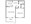 650 sq. ft. A5 floor plan