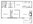 875 sq. ft. B1 floor plan