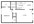 700 sq. ft. ABP floor plan