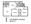900 sq. ft. B2 floor plan