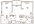 897 sq. ft. Chell/A5 floor plan