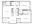 1,017 sq. ft. D floor plan