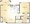 866 sq. ft. Blanco floor plan