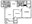 846 sq. ft. B1 floor plan