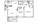 876 sq. ft. C floor plan