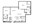1,185 sq. ft. Devin floor plan