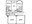 1,185 sq. ft. B2 floor plan