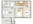 895 sq. ft. B1 floor plan