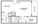 560 sq. ft. S2 floor plan