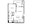 677 sq. ft. floor plan