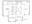 1,099 sq. ft. C4D floor plan