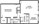 619 sq. ft. A3 floor plan