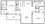 887 sq. ft. B5 floor plan