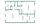 680 sq. ft. A floor plan