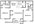926 sq. ft. Ballota floor plan