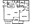 752 sq. ft. A2 floor plan