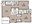 982 sq. ft. B1 floor plan
