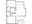 930 sq. ft. 60% floor plan