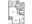 404 sq. ft. EFF floor plan