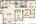 1,208 sq. ft. to 1,255 sq. ft. C1 floor plan