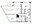1,309 sq. ft. B11 floor plan