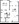 684 sq. ft. A1A floor plan