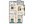 921 sq. ft. B1 floor plan