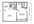 520 sq. ft. Dallas floor plan