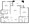 1,052 sq. ft. B1 floor plan