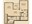 925 sq. ft. A8 floor plan